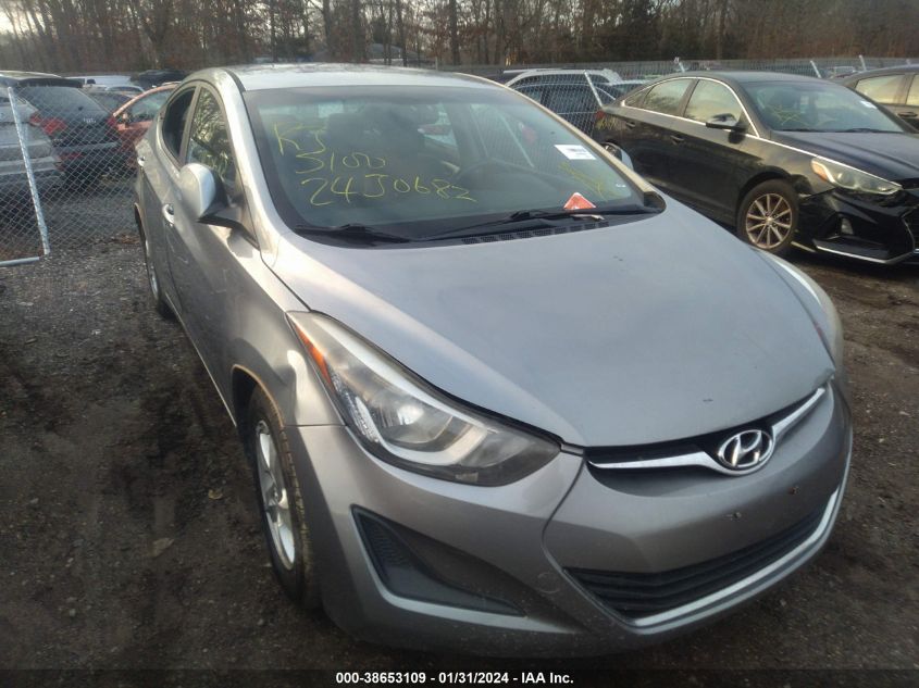 2015 HYUNDAI ELANTRA SE (ULSAN PLANT) - KMHDH4AE0FU444729