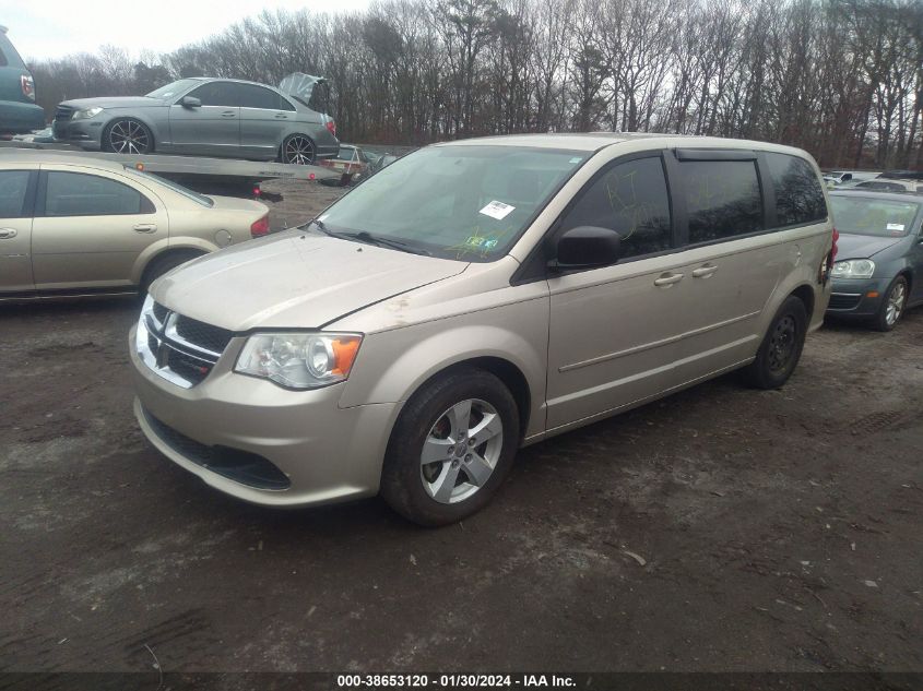 2013 DODGE GRAND CARAVAN SE - 2C4RDGBG6DR566691