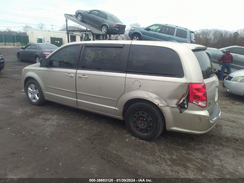 2013 DODGE GRAND CARAVAN SE - 2C4RDGBG6DR566691