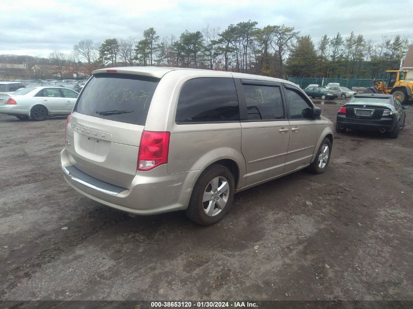 2013 DODGE GRAND CARAVAN SE - 2C4RDGBG6DR566691