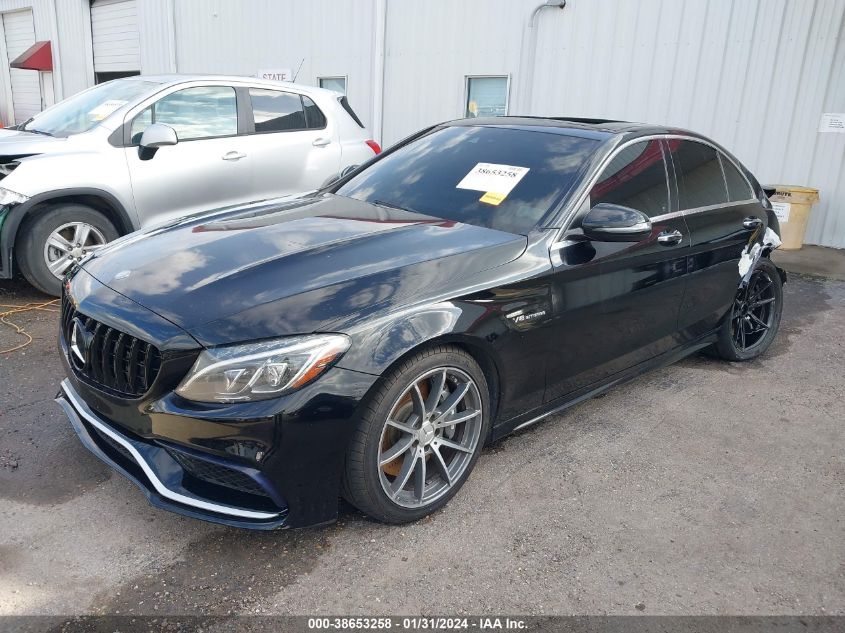 2016 MERCEDES-BENZ AMG C 63 55SWF8GB9GU144090