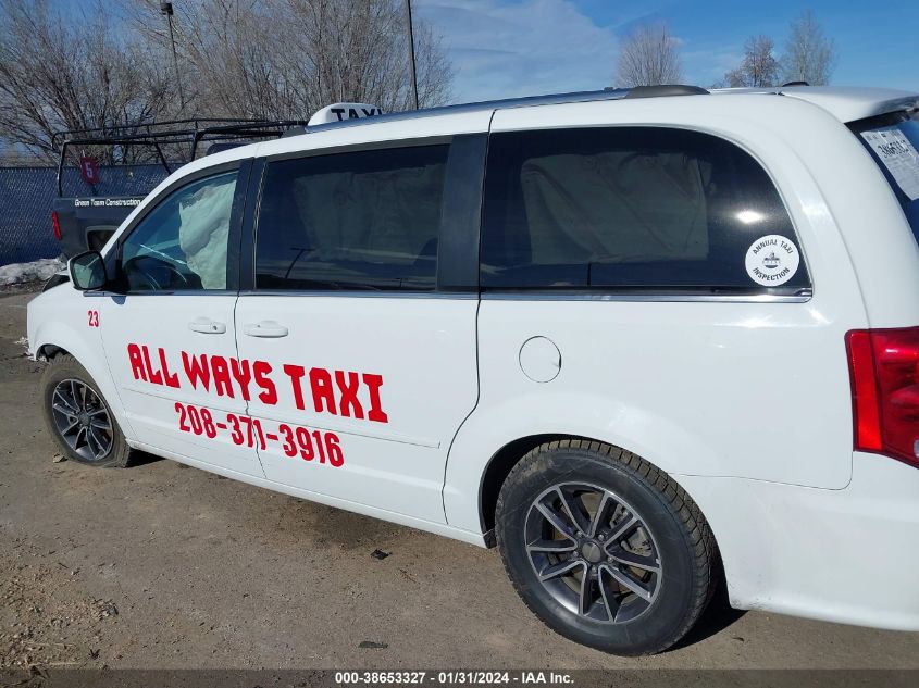 2017 DODGE GRAND CARAVAN SXT - 2C4RDGCG3HR712856