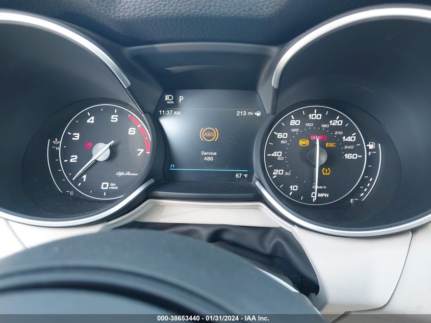 VIN 0ZASPAKBN5L7C7537 2020 ALFA ROMEO STELVIO TI