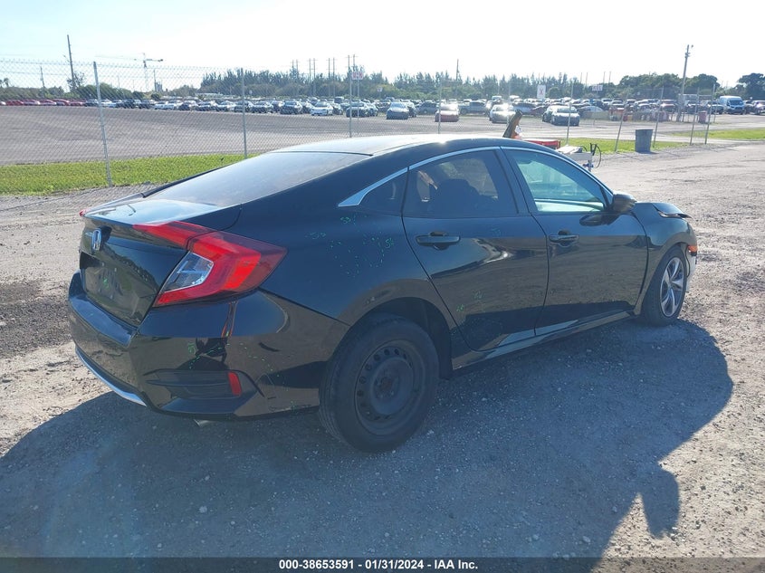 VIN 2HGFC2F68MH538117 2021 HONDA CIVIC LX
