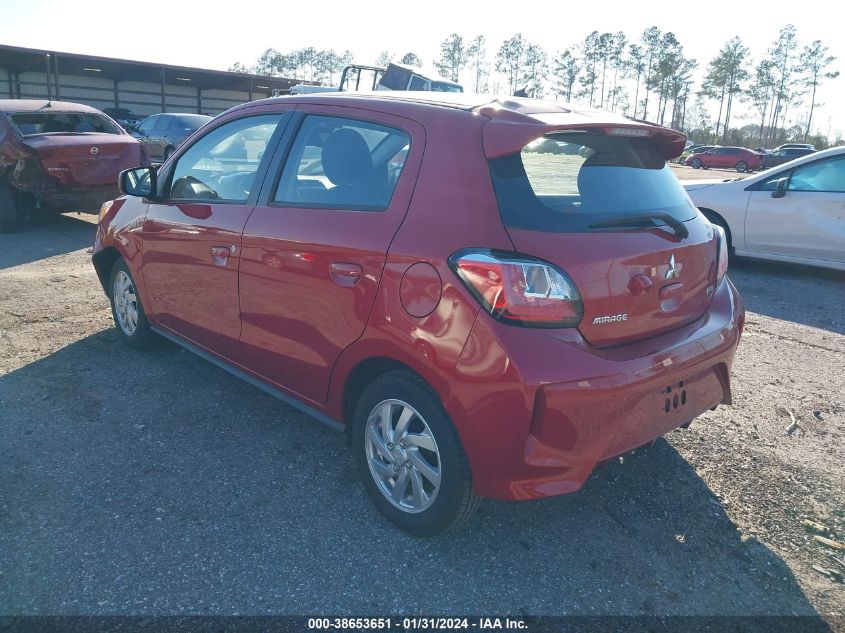 2021 MITSUBISHI MIRAGE CARBONITE EDITION/ES/LE - ML32AUHJ7MH010674