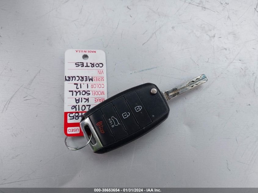 2016 KIA SOUL - KNDJN2A28G7387979