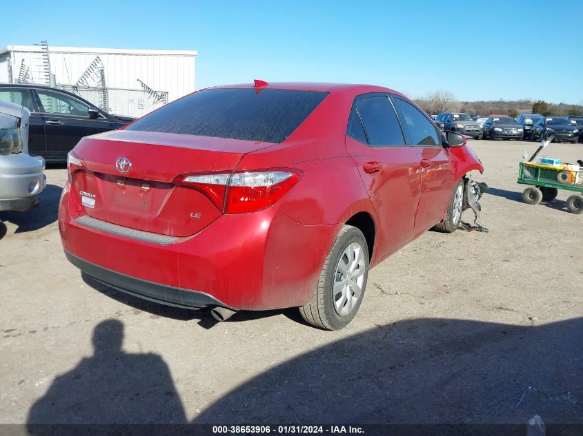 2016 TOYOTA COROLLA - 51FBURHE0HT383990