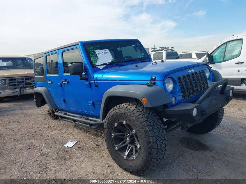 2015 JEEP WRANGLER UNLIMITED SPORT - 1C4BJWDG7FL765293
