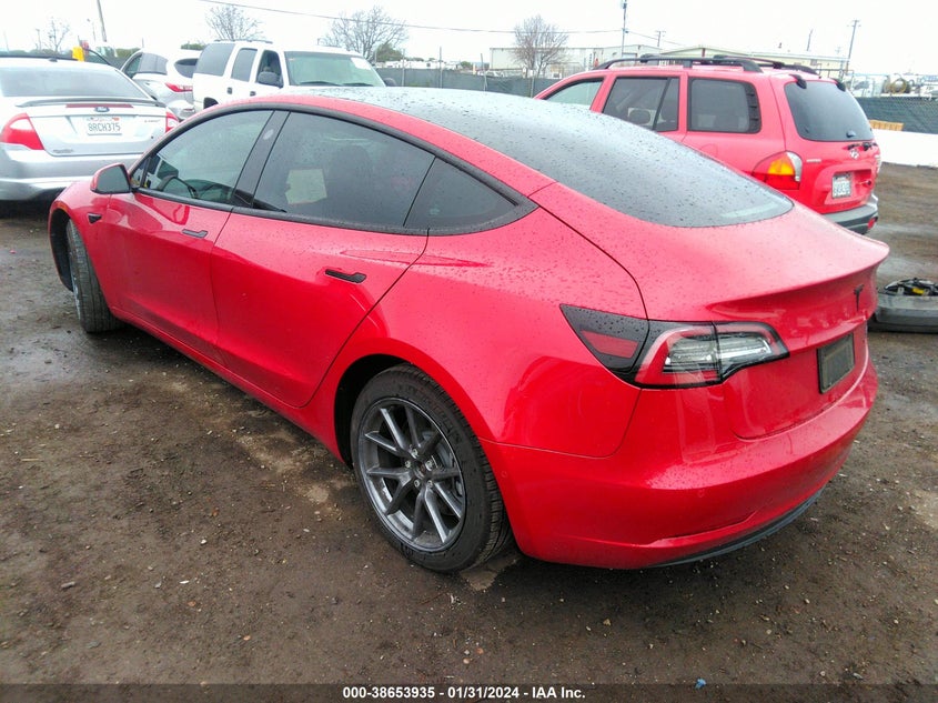 VIN 5YJ3E1EB0NF297438 2022 TESLA MODEL 3 LONG RANGE DUAL MOTOR ALL-WHEEL DRIVE