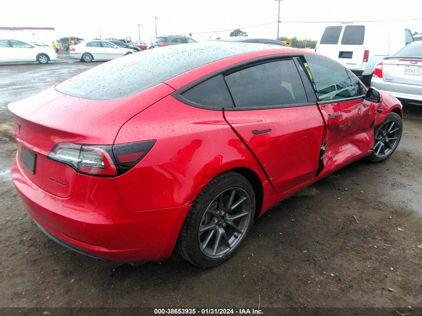 VIN 5YJ3E1EB0NF297438 2022 TESLA MODEL 3 LONG RANGE DUAL MOTOR ALL-WHEEL DRIVE