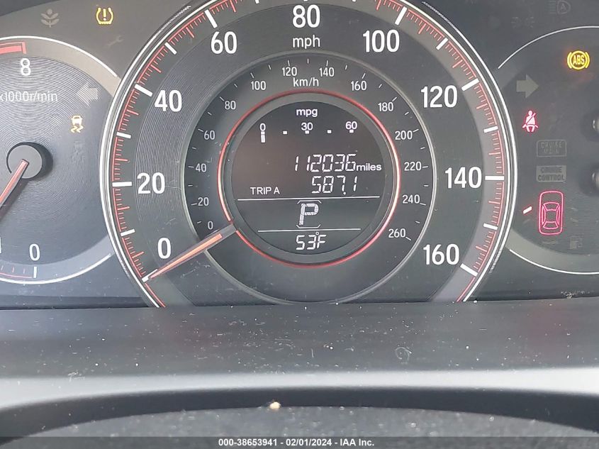 2016 HONDA ACCORD SPORT - 1HGCR2F52GA218531