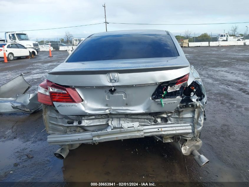2016 HONDA ACCORD SPORT - 1HGCR2F52GA218531