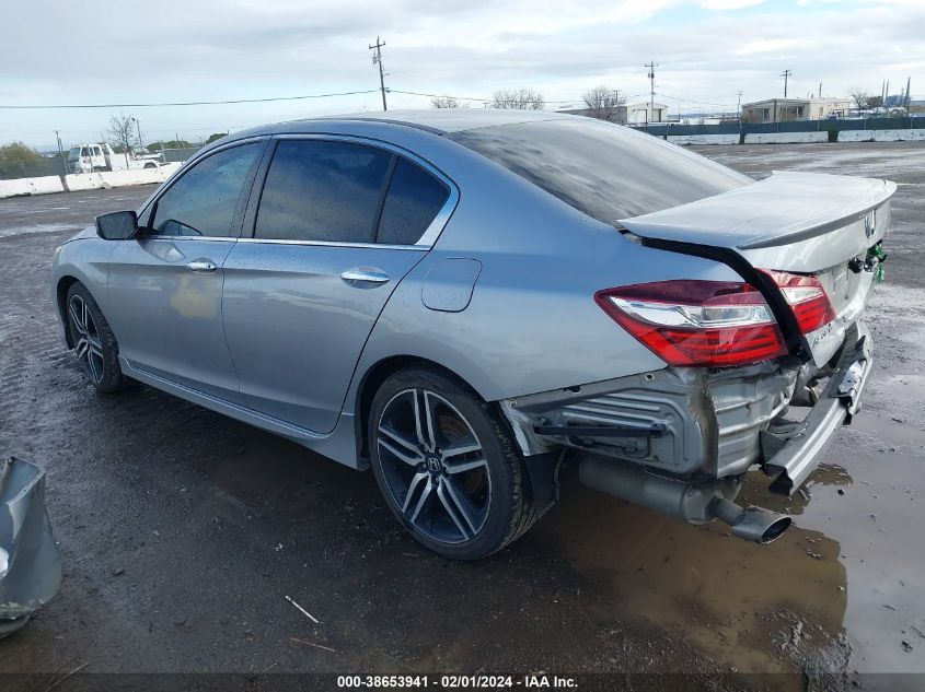 2016 HONDA ACCORD SPORT - 1HGCR2F52GA218531