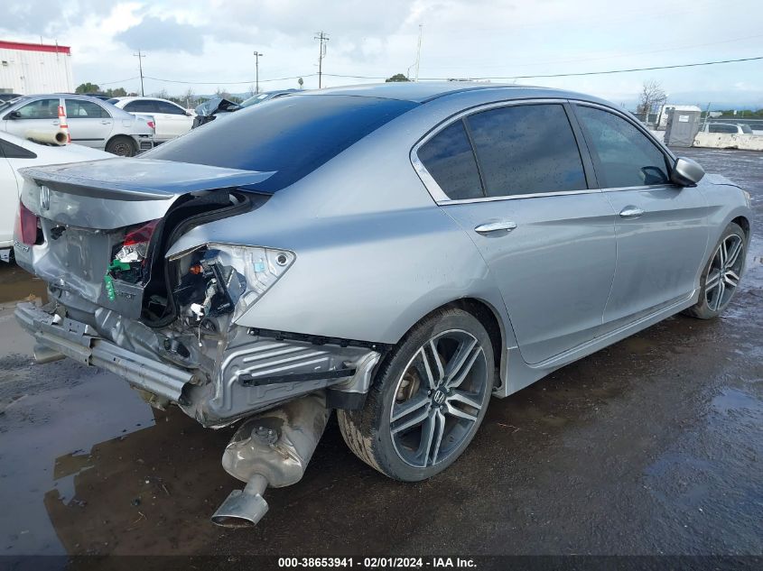 2016 HONDA ACCORD SPORT - 1HGCR2F52GA218531