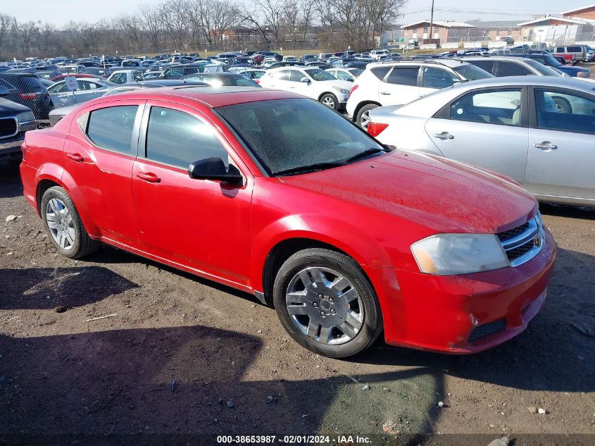 2013 DODGE AVENGER SE - 1C3CDZAB6DN631631