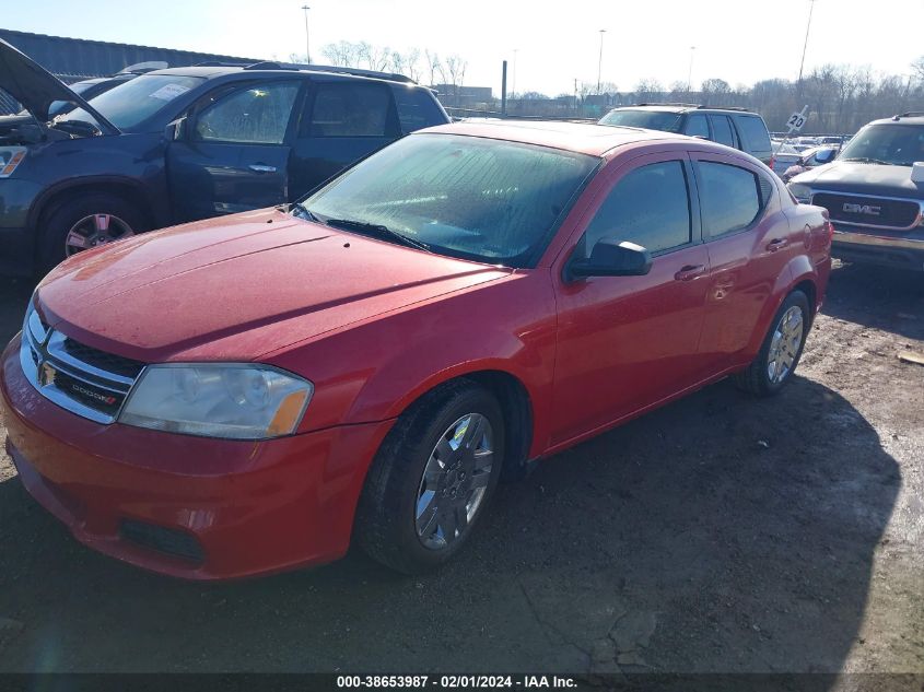 2013 DODGE AVENGER SE - 1C3CDZAB6DN631631