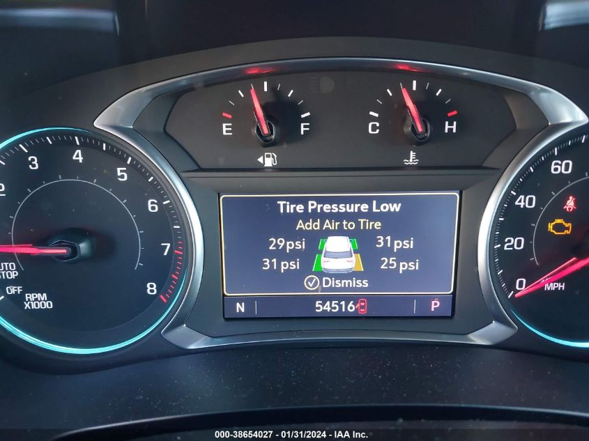 2020 CHEVROLET TRAVERSE FWD LT CLOTH - 1GNERGKW0LJ101485