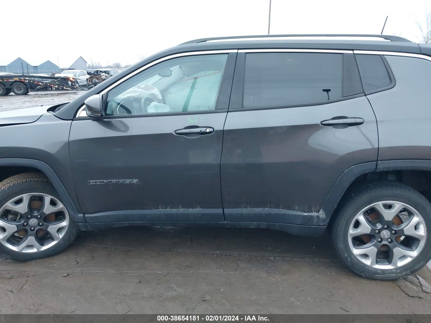 VIN 3C4NJDCB9JT398160 2018 JEEP COMPASS LIMITED