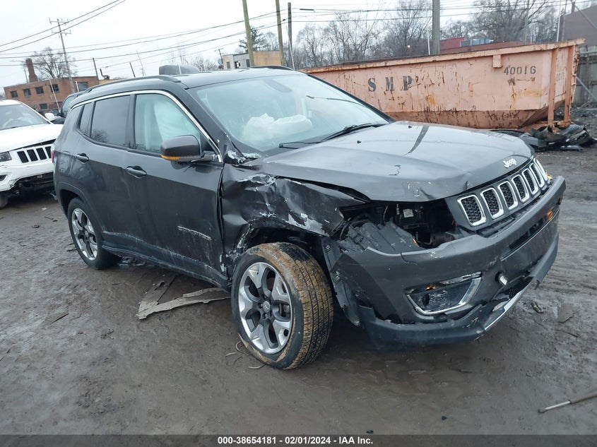VIN 3C4NJDCB9JT398160 2018 JEEP COMPASS LIMITED