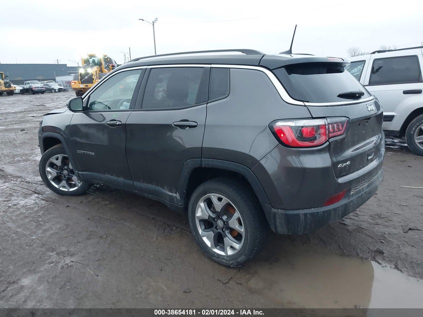VIN 3C4NJDCB9JT398160 2018 JEEP COMPASS LIMITED