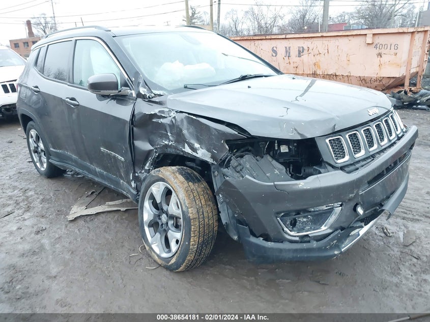 VIN 3C4NJDCB9JT398160 2018 JEEP COMPASS LIMITED