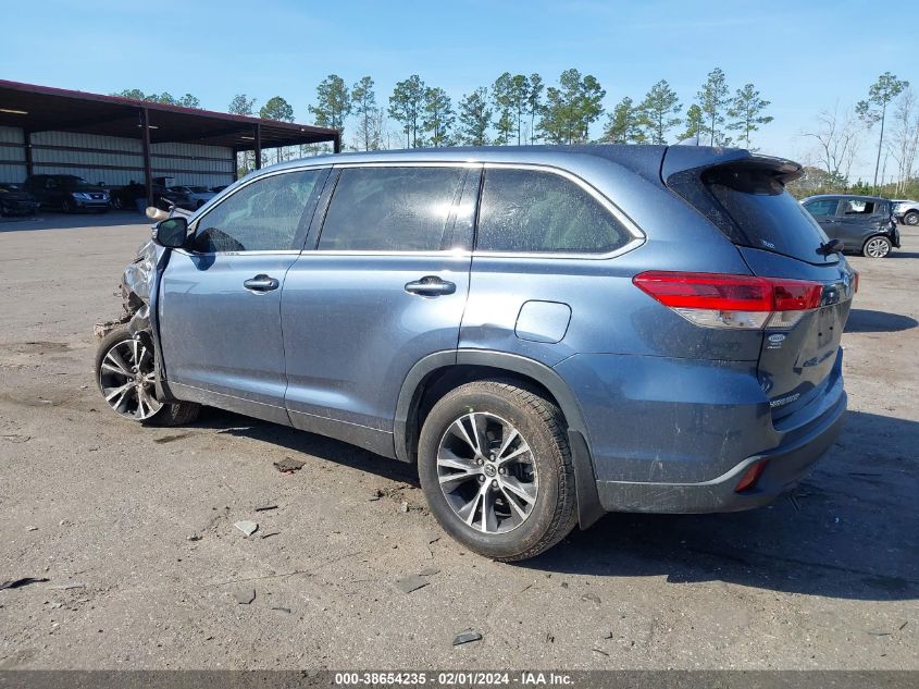 2019 TOYOTA HIGHLANDER LE/LE PLUS - 5TDZZRFH9KS362178