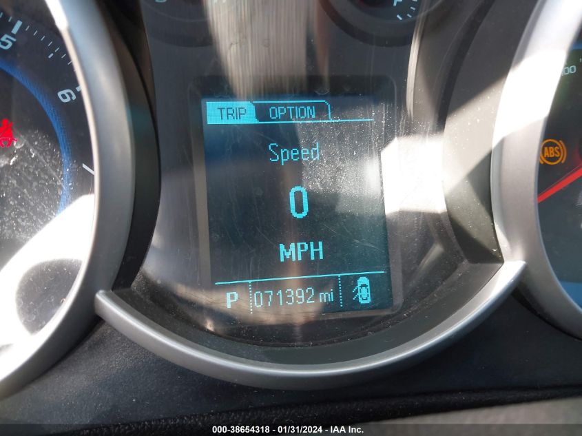 2014 CHEVROLET CRUZE LT - 1G1PC5SBXE7263525