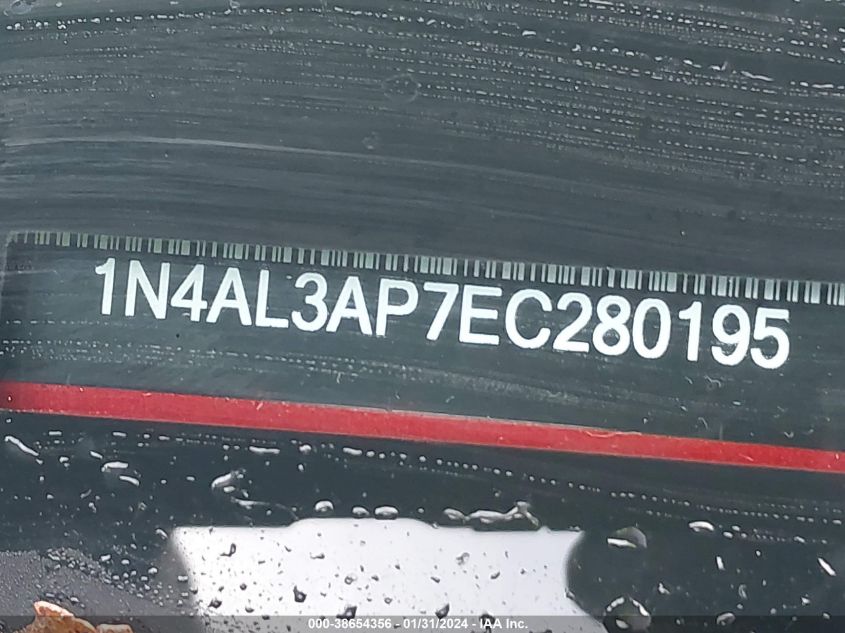 2014 NISSAN ALTIMA 2.5 S - 1N4AL3AP7EC280195