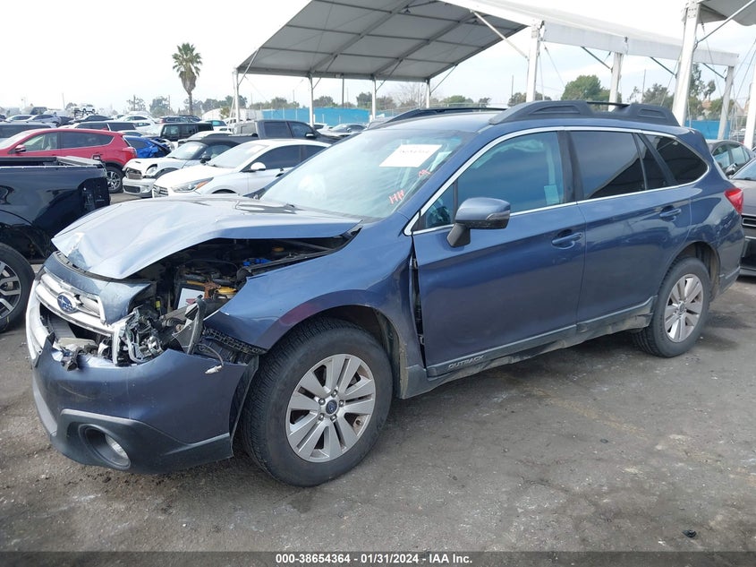 VIN 4S4BSAFC1H3391367 2017 SUBARU OUTBACK 2.5I PREMIUM
