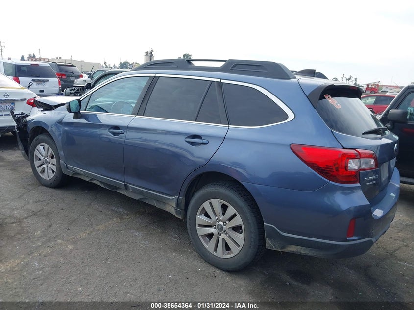 VIN 4S4BSAFC1H3391367 2017 SUBARU OUTBACK 2.5I PREMIUM
