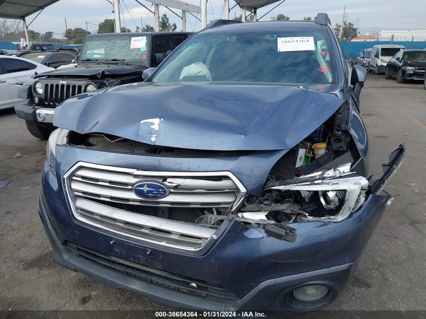 VIN 4S4BSAFC1H3391367 2017 SUBARU OUTBACK 2.5I PREMIUM