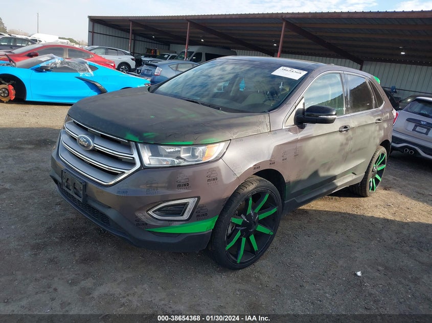 VIN 2FMPK4J9XHBB59188 2017 FORD EDGE SEL