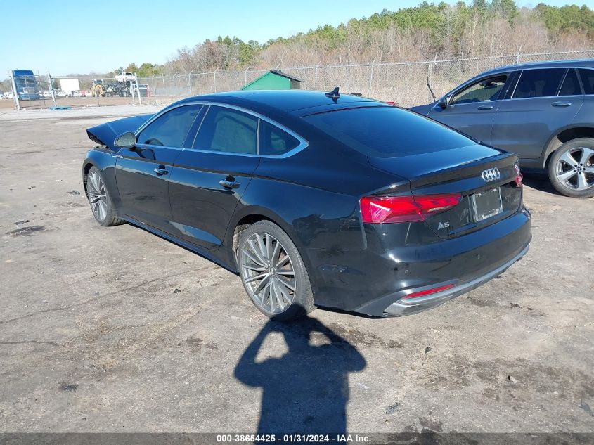 2020 AUDI A5 SPORTBACK PREMIUM PLUS 45 TFSI QUATTRO S TRONIC - WAUCNCF58LA005395