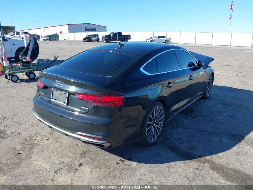 2020 AUDI A5 SPORTBACK PREMIUM PLUS 45 TFSI QUATTRO S TRONIC - WAUCNCF58LA005395