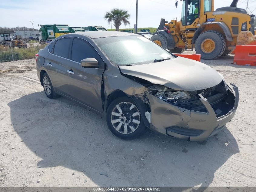 2015 NISSAN SENTRA S/SV/SR/SL - 3N1AB7AP3FY318943