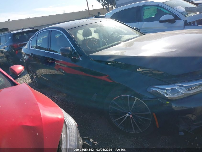 2021 BMW 530I WBA53BH06MWX13126