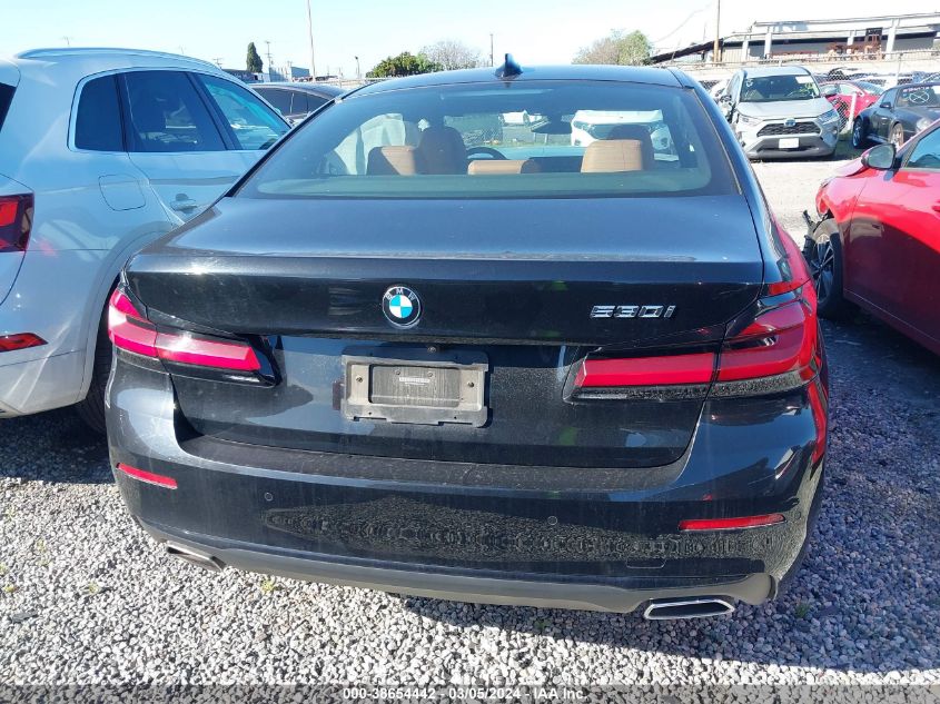 2021 BMW 530I WBA53BH06MWX13126