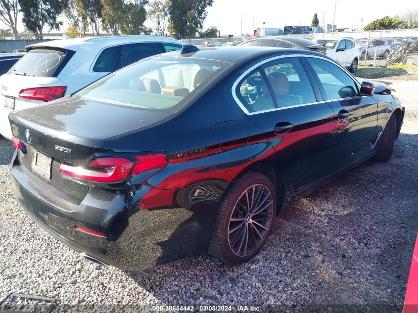 2021 BMW 530I WBA53BH06MWX13126