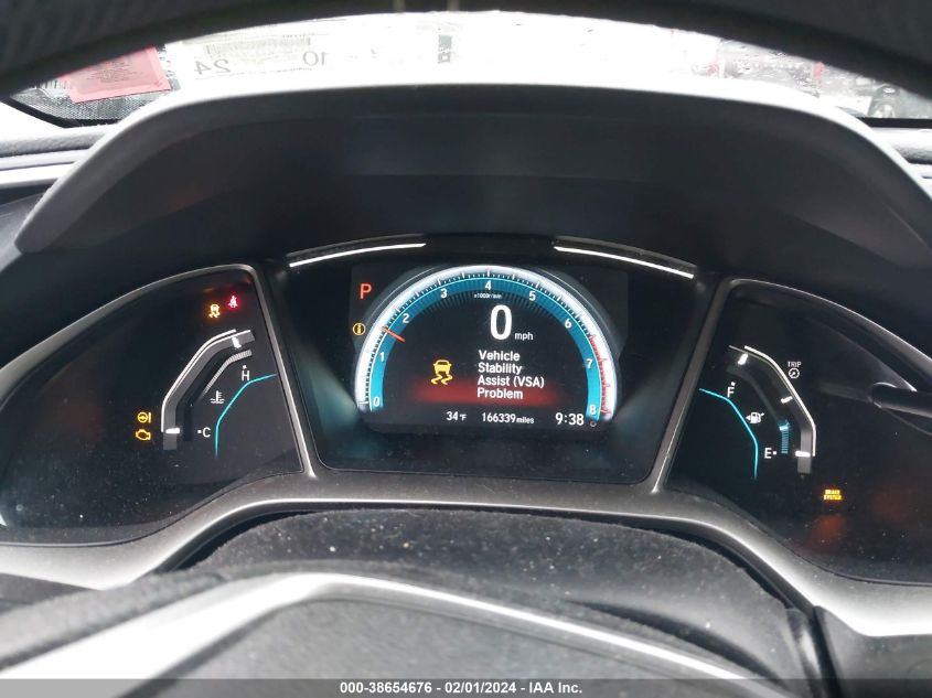 2017 HONDA CIVIC EX - 19XFC1F3XHE212190