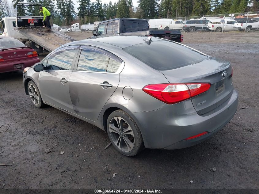 2014 KIA FORTE EX - KNAFX4A88E5229826