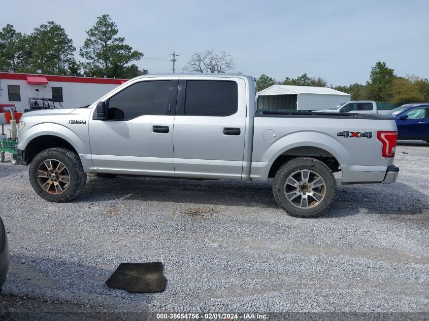 2017 FORD F-150 SUPERCREW - 1FTEW1E80HFA11517
