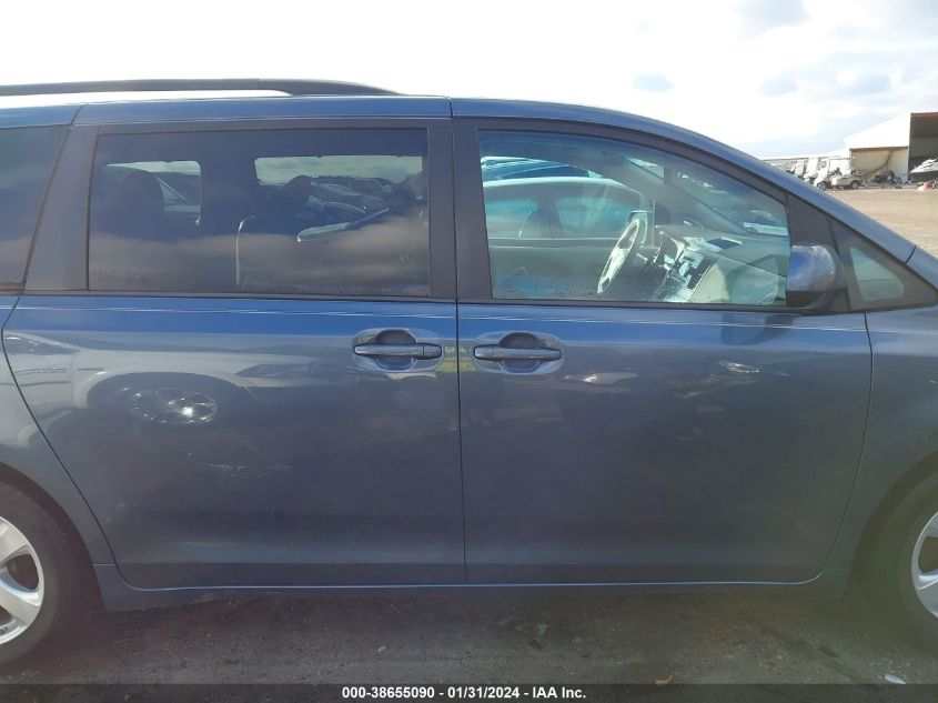 2014 TOYOTA SIENNA LE V6 8 PASSENGER - 5TDKK3DCXES462708
