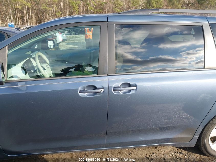 2014 TOYOTA SIENNA LE V6 8 PASSENGER - 5TDKK3DCXES462708
