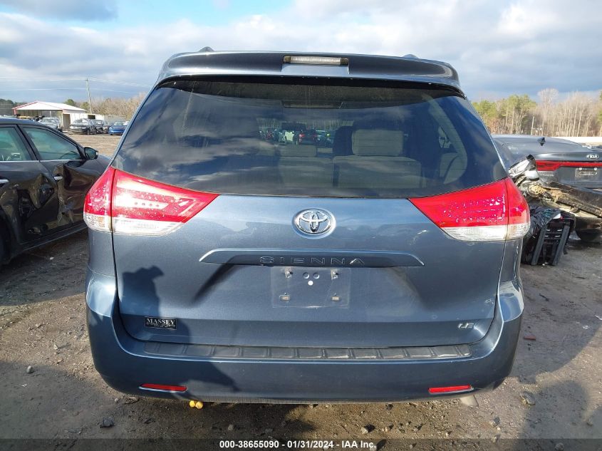 2014 TOYOTA SIENNA LE V6 8 PASSENGER - 5TDKK3DCXES462708