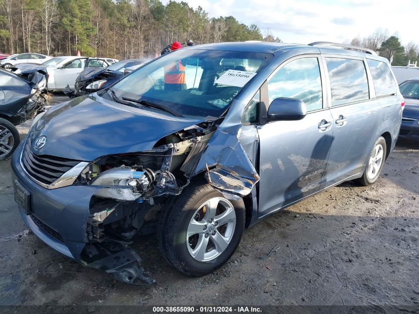 2014 TOYOTA SIENNA LE V6 8 PASSENGER - 5TDKK3DCXES462708
