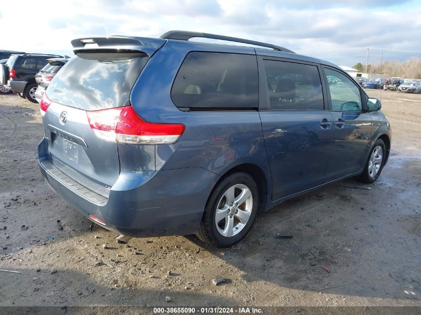 2014 TOYOTA SIENNA LE V6 8 PASSENGER - 5TDKK3DCXES462708