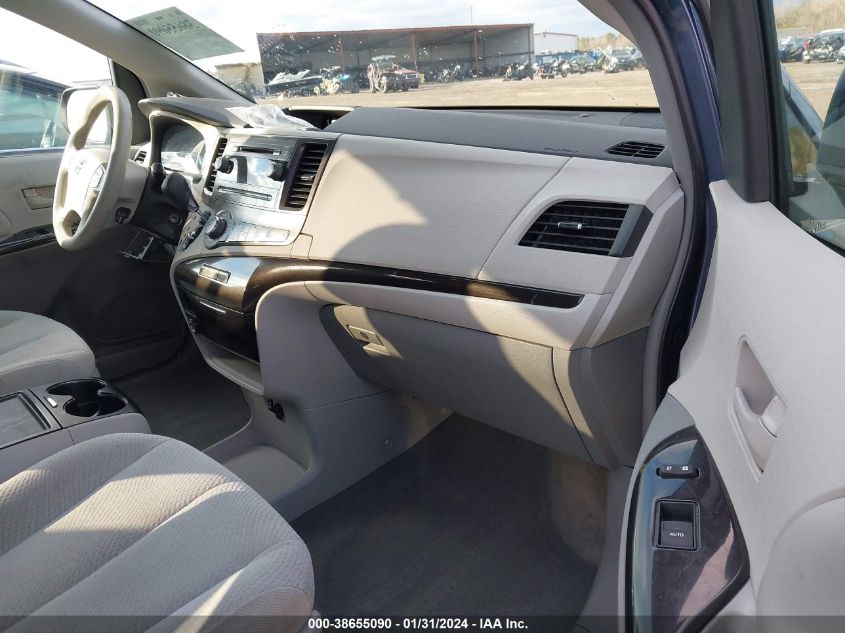 2014 TOYOTA SIENNA LE V6 8 PASSENGER - 5TDKK3DCXES462708