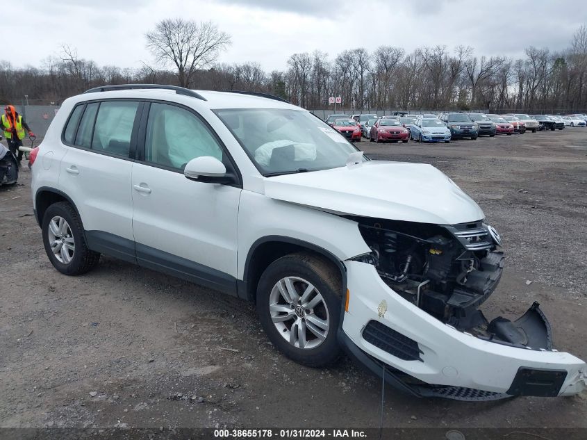 2017 VOLKSWAGEN TIGUAN 2.0T S - WVGBV7AX0HW513249