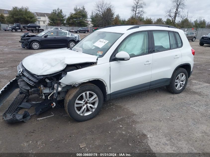 2017 VOLKSWAGEN TIGUAN 2.0T S - WVGBV7AX0HW513249