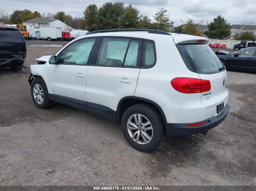 2017 VOLKSWAGEN TIGUAN 2.0T S - WVGBV7AX0HW513249